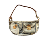 LOUIS VUITTON DENIM POUCHY PATCH HANDBAG