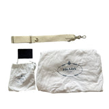 PRADA NATURAL WOOL AND CASHMERE TOTE BAG