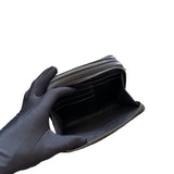 DIOR BLACK OBLIQUE ZIPPED POUCH SHOULDER BAG