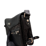 DIOR BLACK TROTTER LONG CHIC HANDBAG