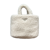 PRADA NATURAL WOOL AND CASHMERE TOTE BAG