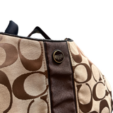 COACH BUTTON LOGO MONOGRAM MESSENGER BAG