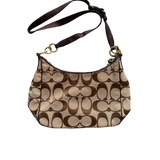 COACH BUTTON LOGO MONOGRAM MESSENGER BAG