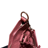 BALENCIAGA PINK LAMBSKIN LEATHER CITY BAG