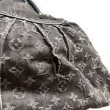 LOUIS VUITTON DENIM MONOGRAM NEO CABBY MM BLACK BAG