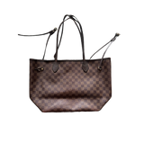 LOUIS VUITTON BROWN DAMIER TOTE BAG