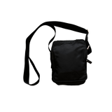 PRADA NYLON DOUBLE SHOULDER BAG BLACK