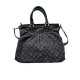 LOUIS VUITTON DENIM MONOGRAM NEO CABBY GM BLACK BAG