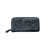 COACH BLACK STAR STUDDED WALLET