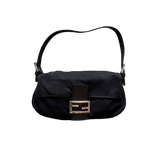 FENDI BLACK BAGUETTE HANDBAG