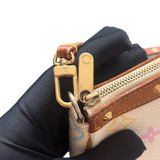LOUIS VUITTON MURAKAMI MULTICOLOUR WHITE POCHETTE BAG