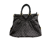 LOUIS VUITTON DENIM MONOGRAM NEO CABBY GM BLACK BAG