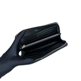 DIOR BLACK GALAXY LONG WALLET