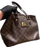 LOUIS VUITTON DAMIER EBENE TOTE BAG