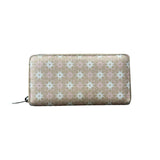 COACH PINK WHITE MONOGRAM WALLET