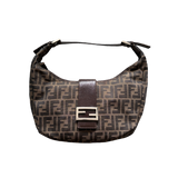 FENDI MAMMA BUCKET CROISSANT HANDBAG