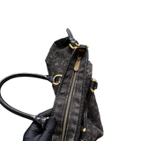 LOUIS VUITTON DENIM MONOGRAM NEO CABBY GM BLACK BAG