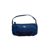 PRADA NYLON BLUE POCHETTE BAG
