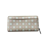 COACH PINK WHITE MONOGRAM WALLET