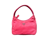 PRADA NYLON PINK HOBO SHOULDER BAG