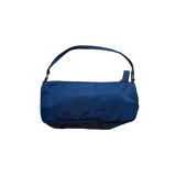 PRADA NYLON BLUE POCHETTE BAG