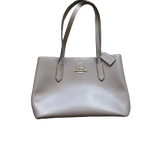 COACH DARK GREY LEATHER TOTE BAG