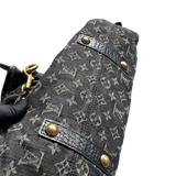 LOUIS VUITTON DENIM MONOGRAM NEO CABBY GM BLACK BAG