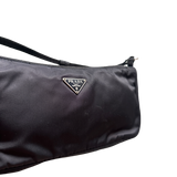PRADA NYLON BLACK POCHETTE BAG