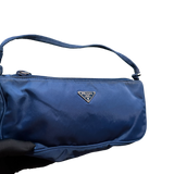 PRADA NYLON BLUE POCHETTE BAG