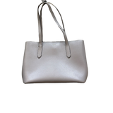 COACH DARK GREY LEATHER TOTE BAG
