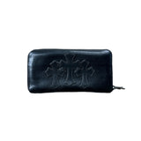 CHROME HEARTS 3 CROSS LEATHER WALLET