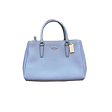 COACH BABY BLUE LEATHER HANDBAG