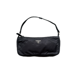 PRADA NYLON BLACK POCHETTE BAG