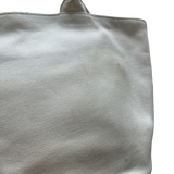 PRADA WHITE DENIM TOTE BAG