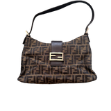FENDI MAMMA BUCKET ZUCCA HANDBAG