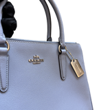 COACH BABY BLUE LEATHER HANDBAG
