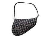 DIOR NAVY TROTTER SADDLE BAG