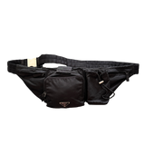 PRADA NYLON BLACK BOTTLE HOLDER BELT BAG