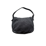 FENDI BLACK JERSEY BUCKET HANDBAG