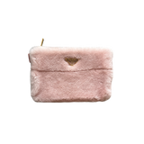 PRADA PINK SHEARLING POUCH