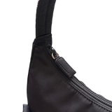 PRADA NYLON BLACK HOBO SHOULDER BAG