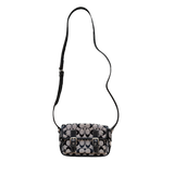 COACH DOUBLE BUCKLE BLACK SHOULDER BAG