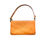 LOUIS VUITTON VERNIS ORANGE POCHETTE BAG