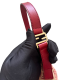 FENDI RED MONOGRAM BEIGE HANDBAG