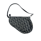 DIOR NAVY TROTTER SADDLE BAG