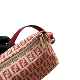 FENDI RED MONOGRAM BEIGE HANDBAG
