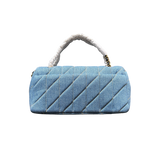 COACH DENIM TABBY QUILTED HANDBAG