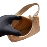 PRADA NYLON BEIGE HOBO HANDBAG