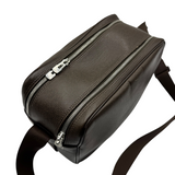 LOUIS VUITTON REPORTER BROWN TAIGA MESSENGER BAG