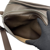 LOUIS VUITTON REPORTER BROWN TAIGA MESSENGER BAG